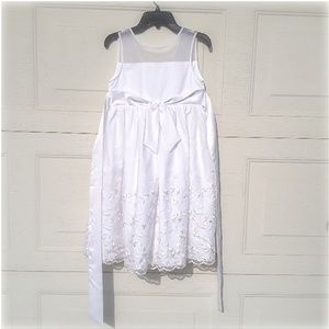 Jona Michelle White Communion Dress